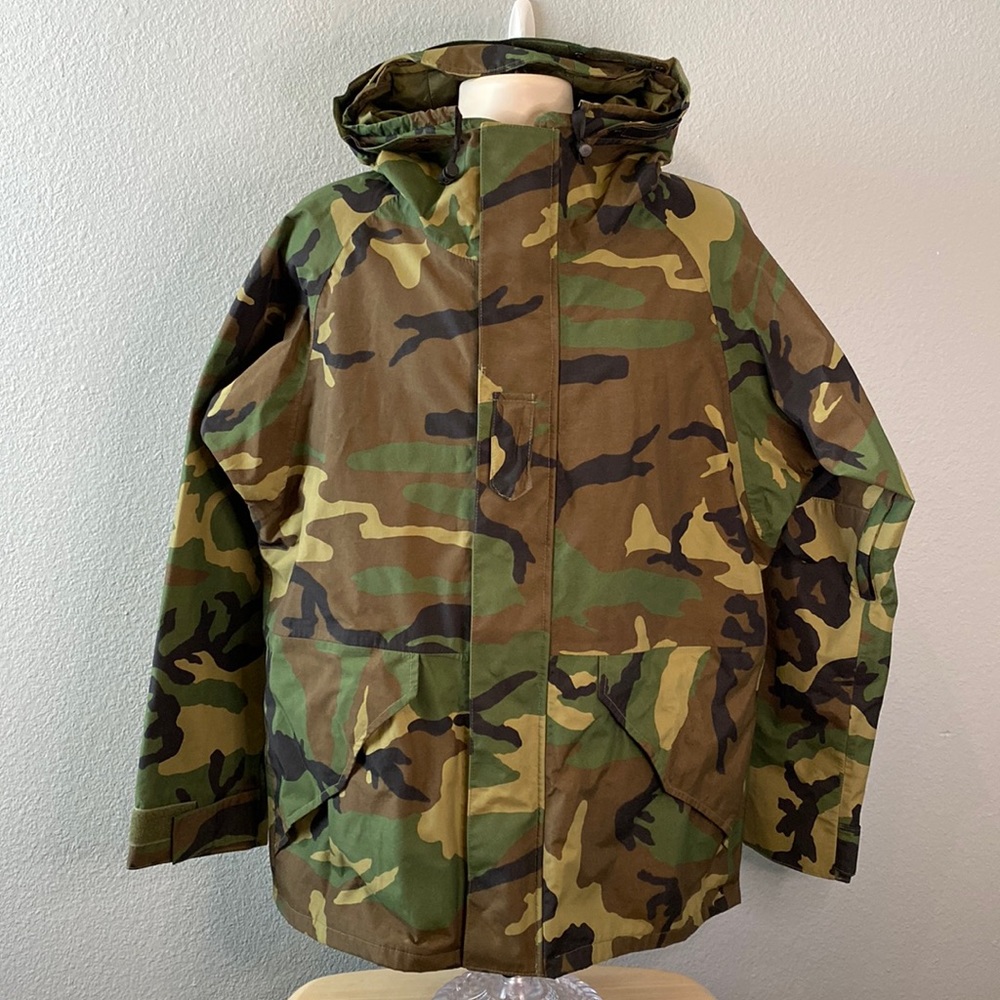 Military BDU Camo Weatherproof Jacket
